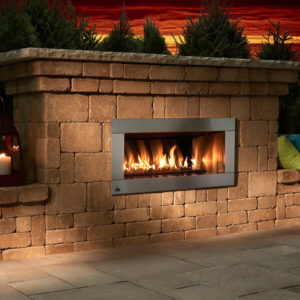 Flagstaff Arizona Contemporary Fireplace Blocklite