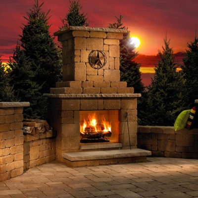 Flagstaff Arizona Victorian Fireplace Block Lite