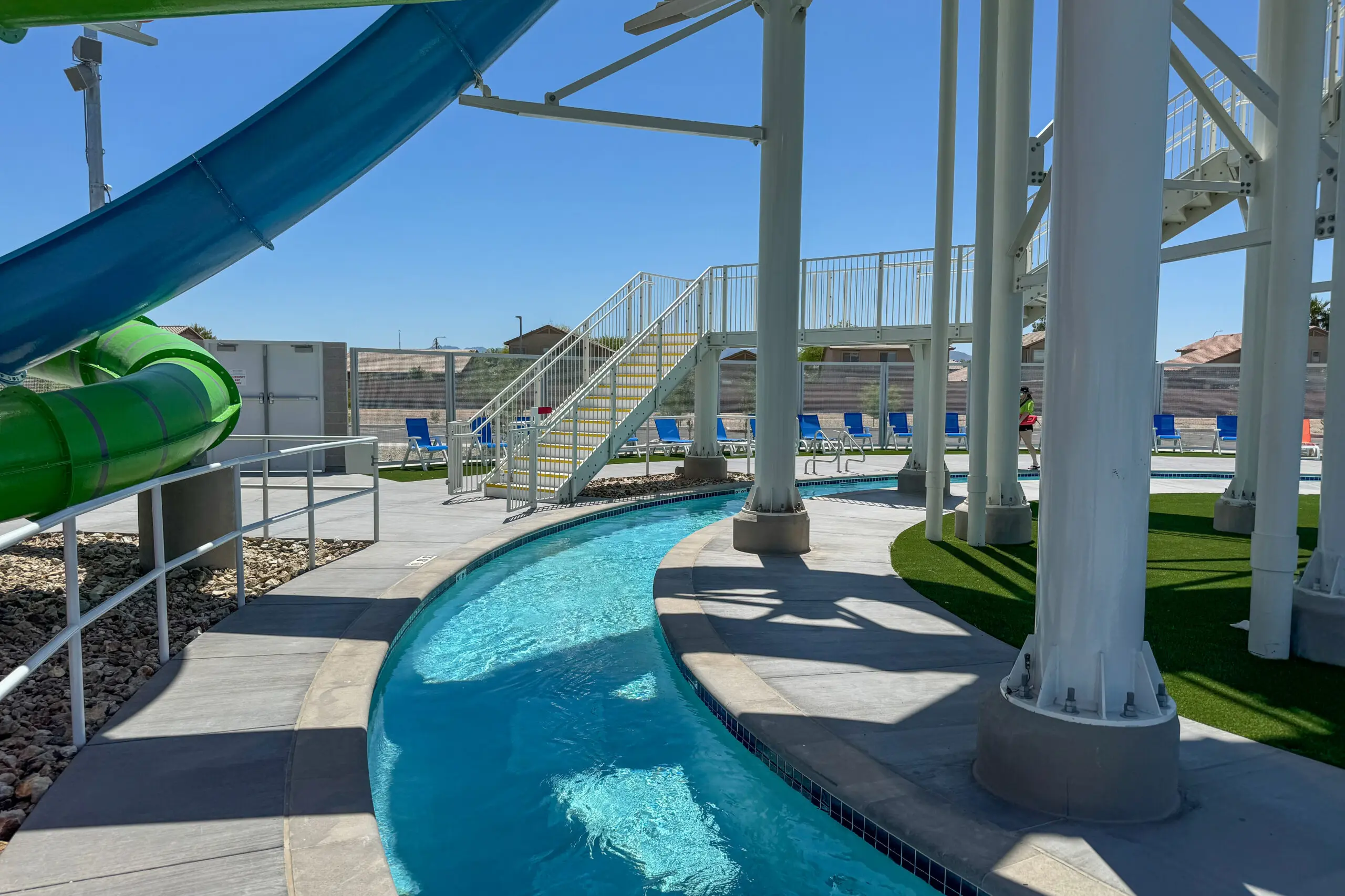 Avondale Pool facility with block-lite concrete masonry units
