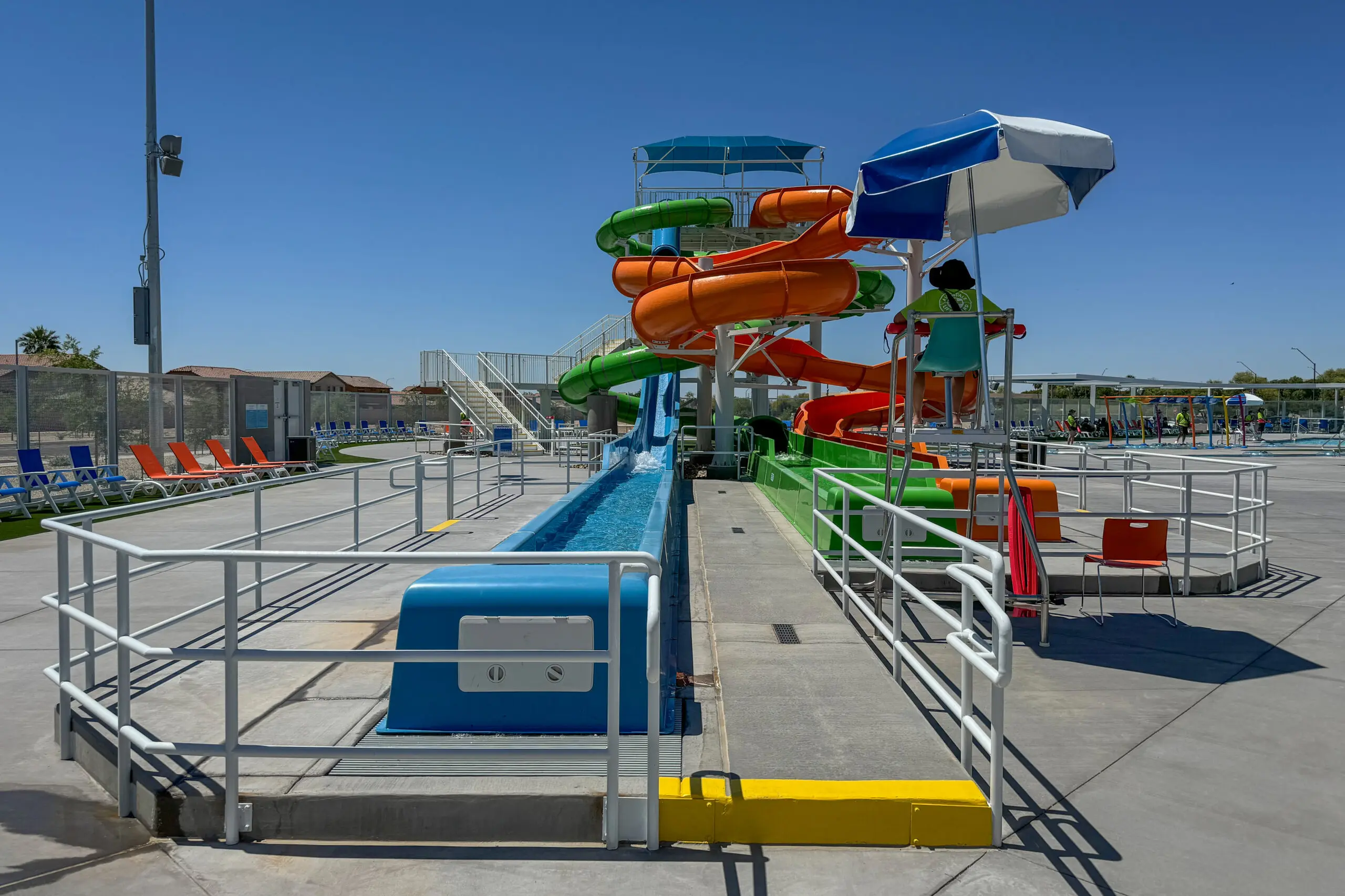 Avondale Pool facility with block-lite concrete masonry units
