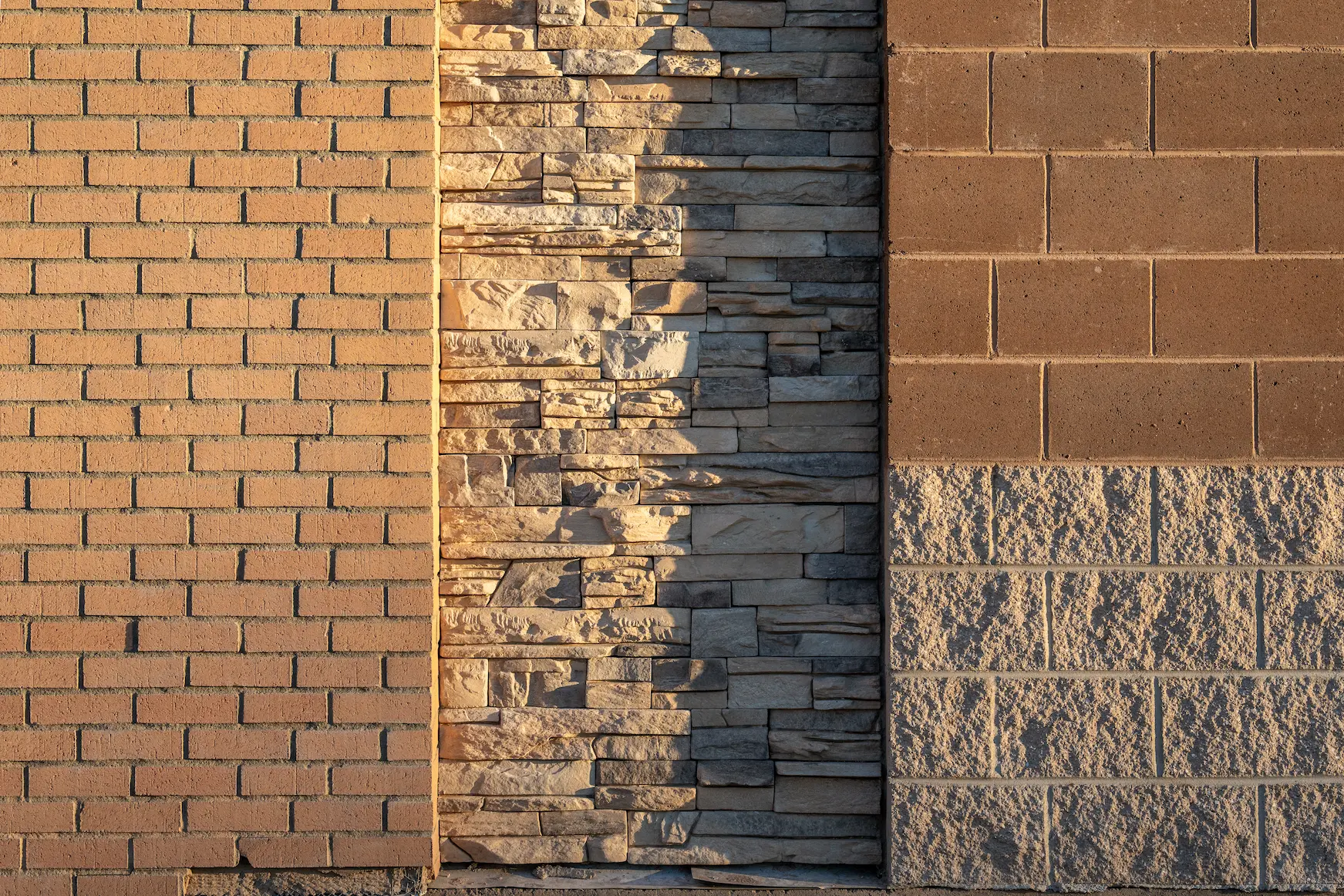 CMU commercial construction Scottsdale AZ — Storage 365 split-face and smooth-face concrete masonry exterior