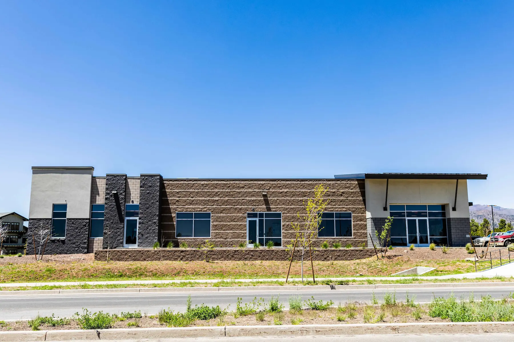 Healthcare facility in flagstaff with concrete masonry units