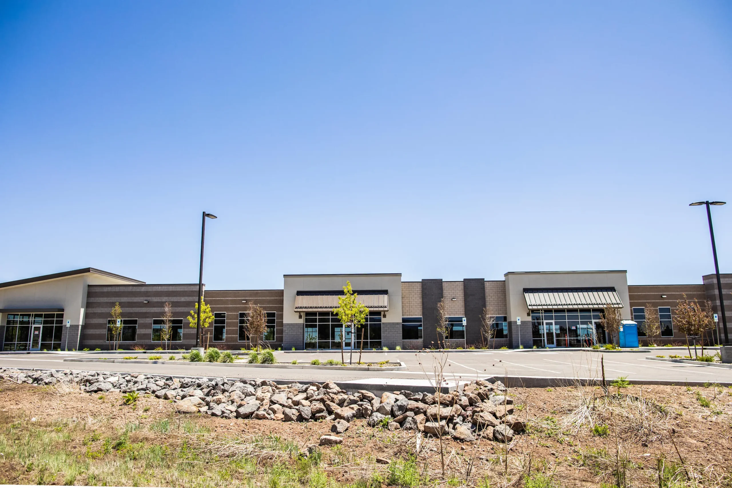 Healthcare facility in flagstaff with concrete masonry units
