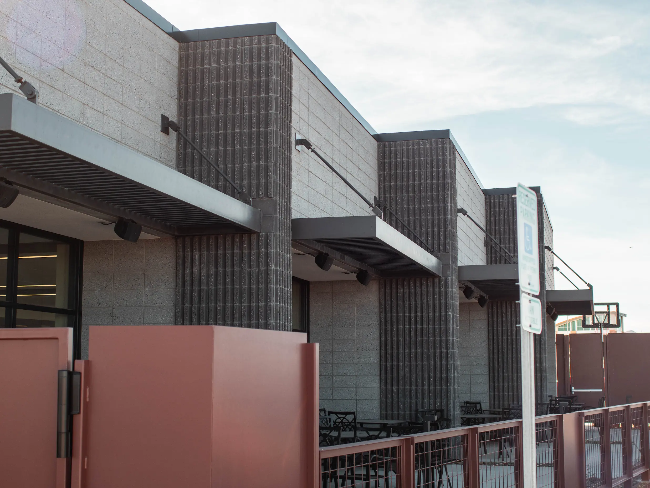 Healthcare facility concrete masonry units