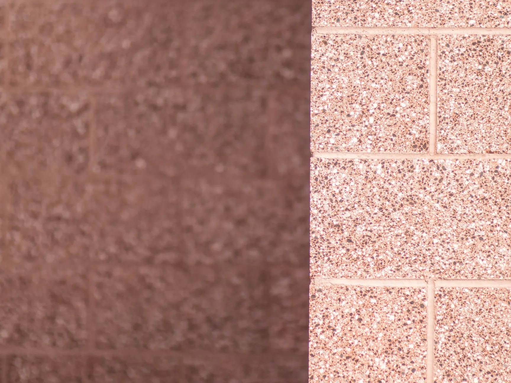 CMU civic construction Prescott AZ — Prescott Regional Airport terminal ground face Terra Cotta concrete masonry exterior