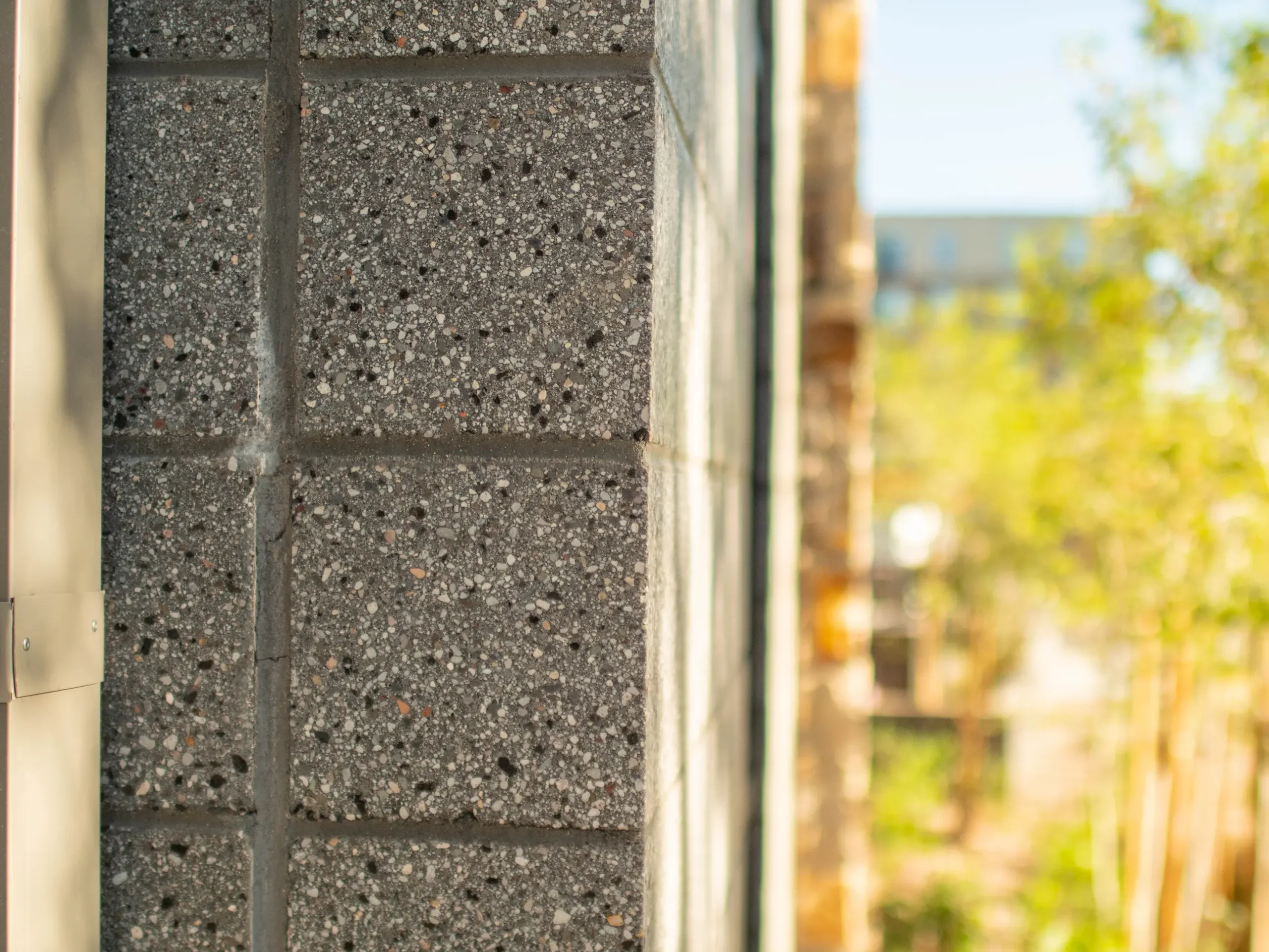 Concrete Masonry Units at a Civic Transportation Site