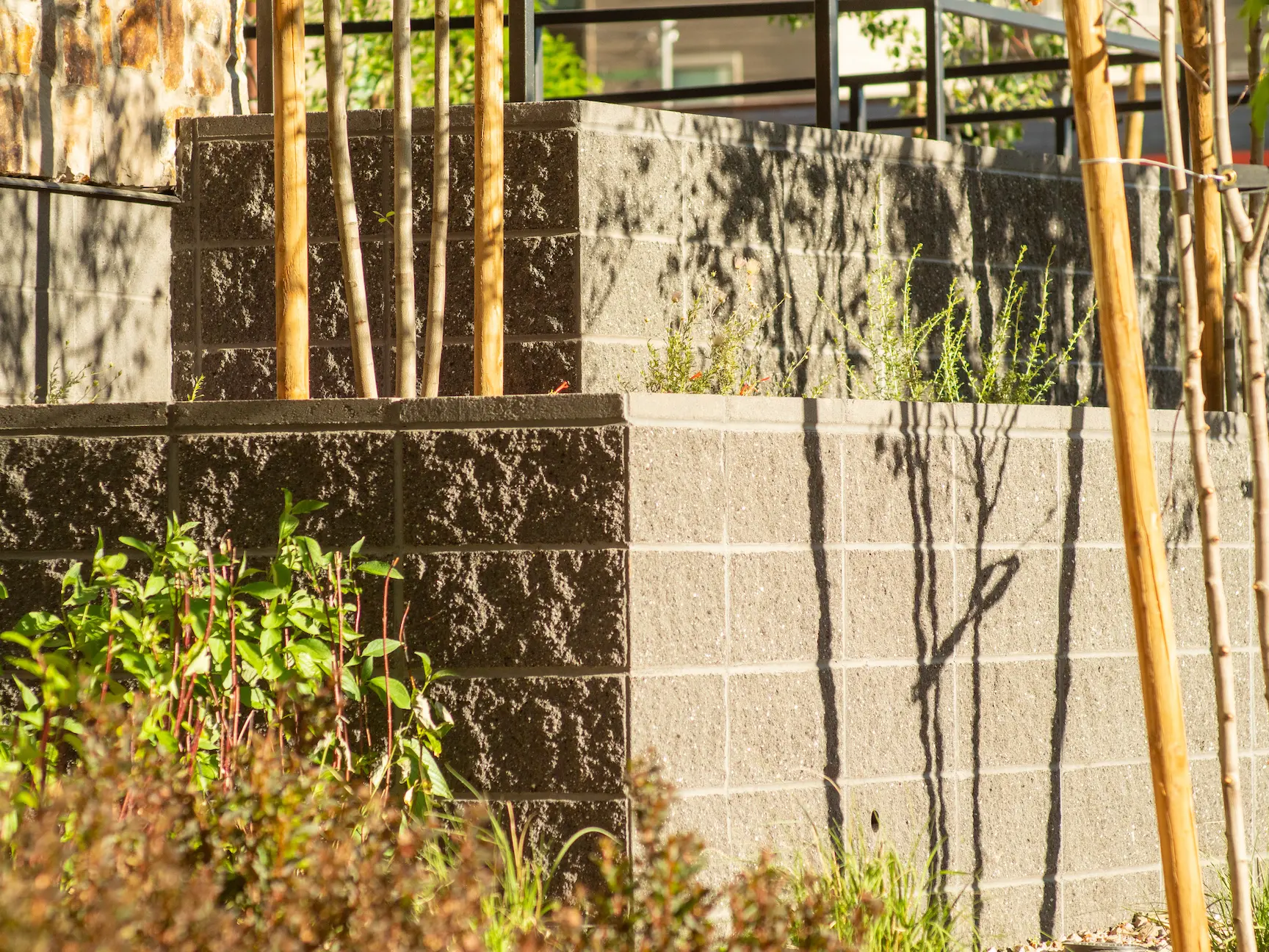 Concrete Masonry Units at a Civic Transportation Site