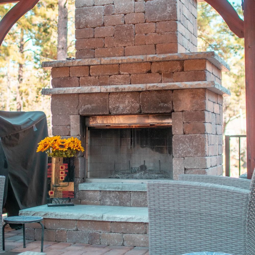Arizona Hardscape fire place
